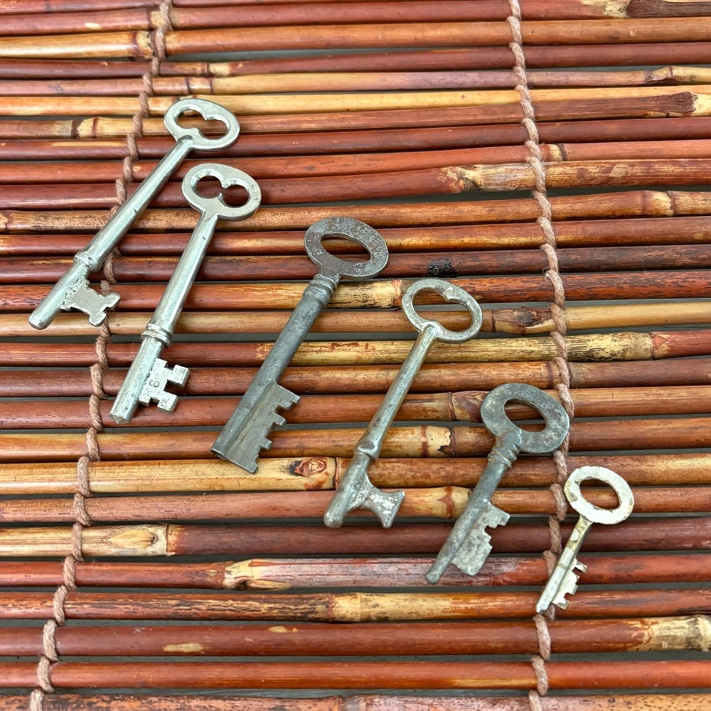 Vintage Skeleton Key Set of Six